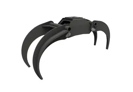 Wood Grapple open Attachments CASE Construction Equipment
