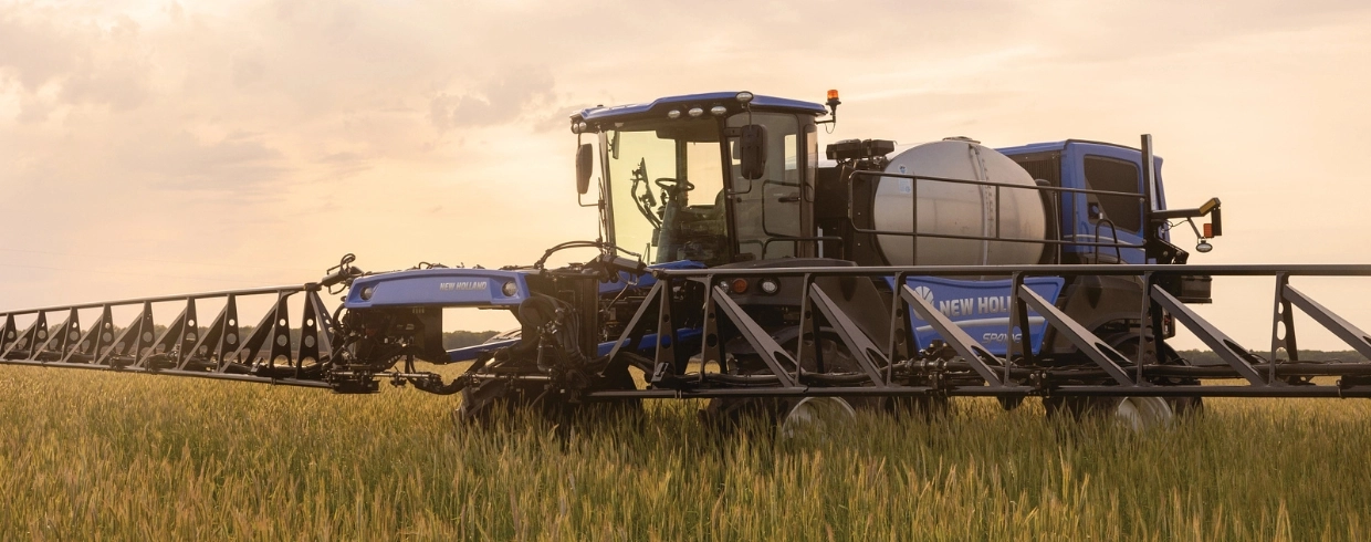 Guardian Front Boom Sprayer in the field