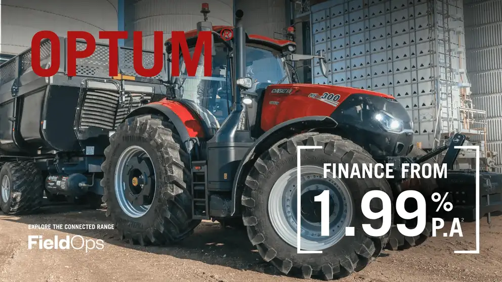 Case IH Geared Up offer for Optum Series tractors with limited time finance rate