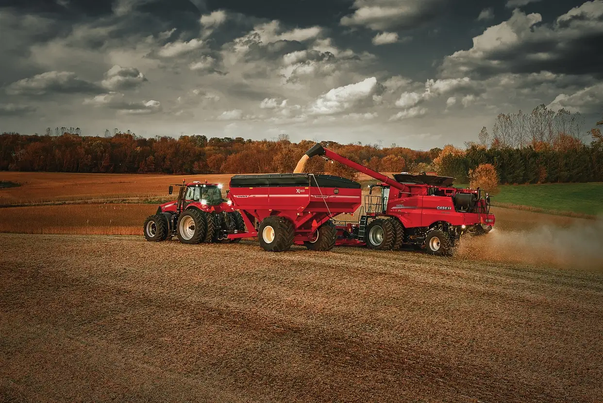 Axial-flow unloading grain