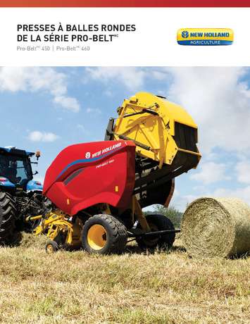 Pro-Belt™ Round Balers (French) - Brochure