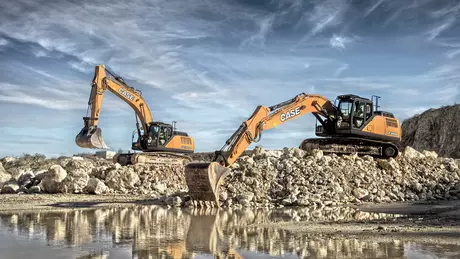 Bagger CASE Construction Equipment