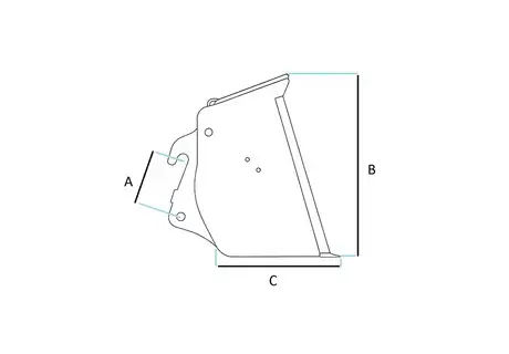 General purpose bucket CASE Construction Equipment