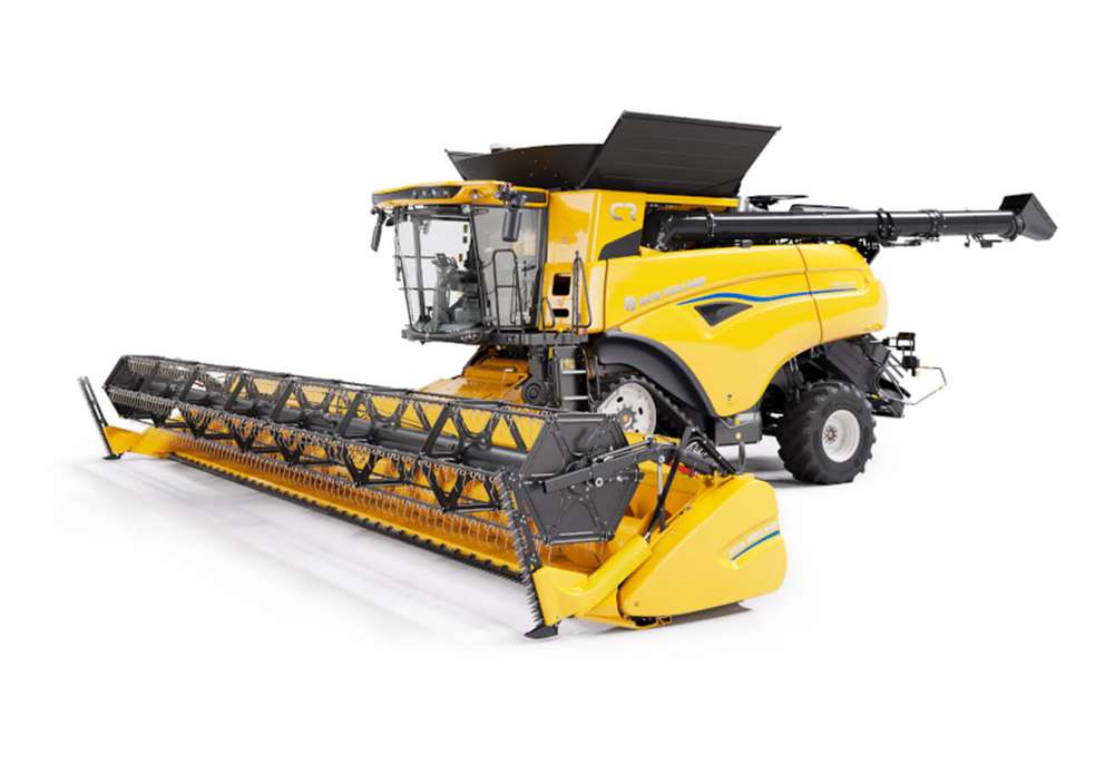 New Holland CR10.90 combine with white background