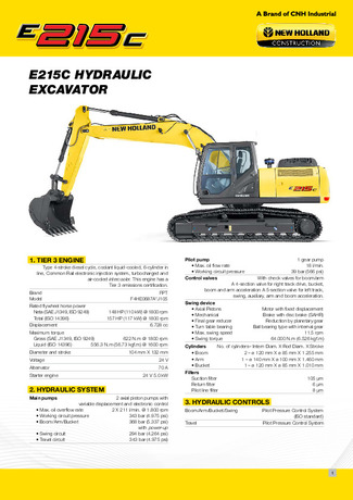 Technical Brochure - E215C EVO