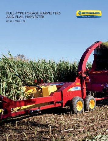 PT Forage Harvesters - Brochure