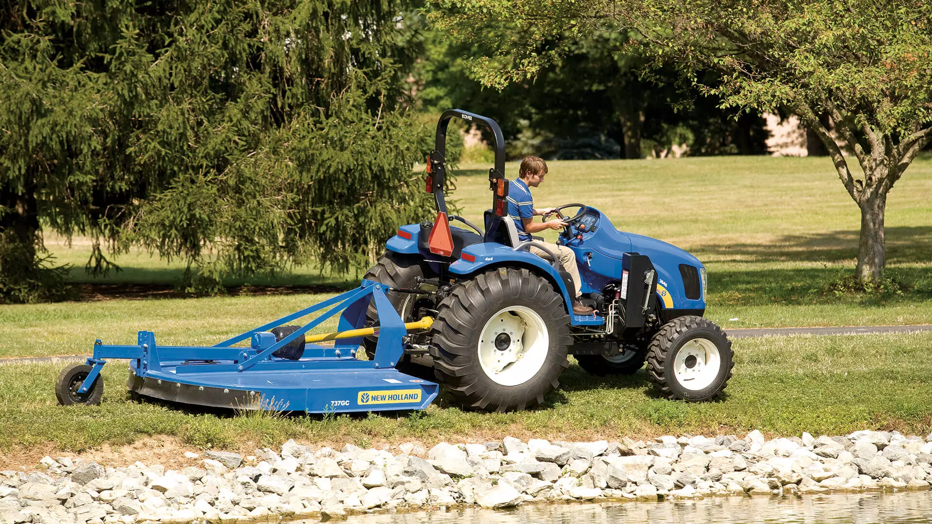 Tractor brush online mower