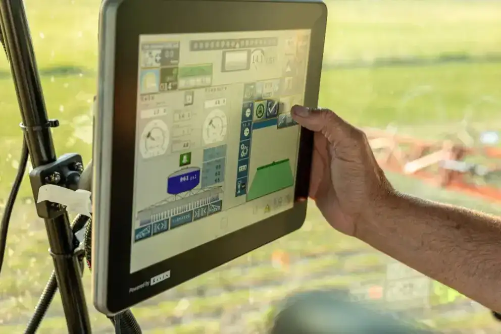 New Holland Viper 4+ display in cab imagery