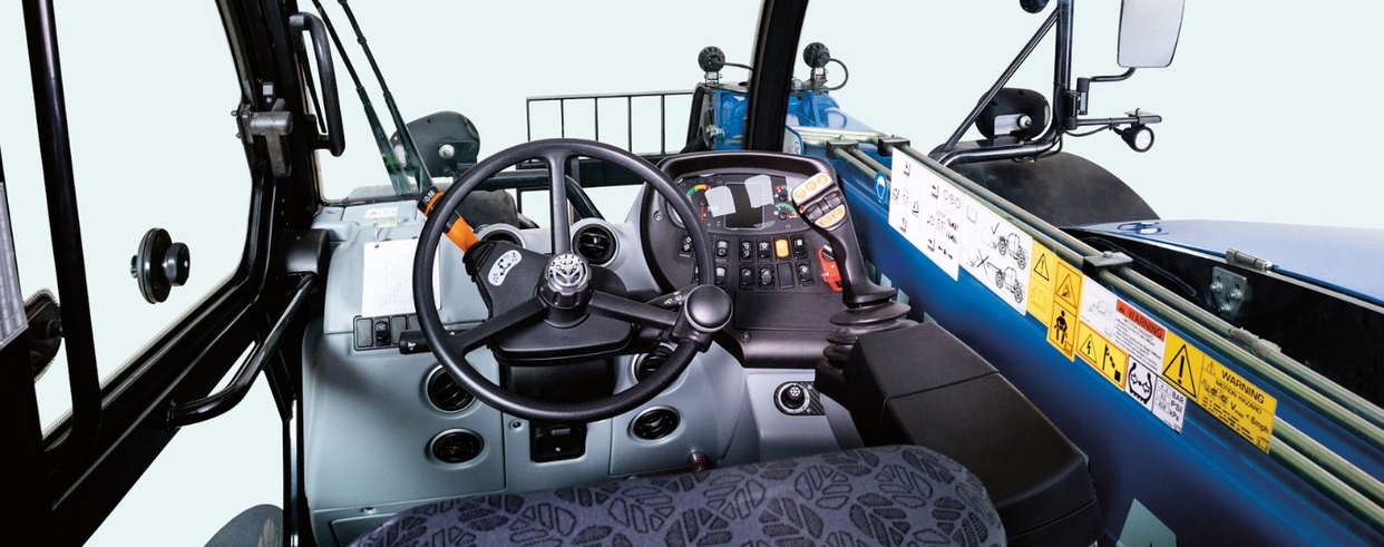 TH Series telehandler 360° Vision Cab 