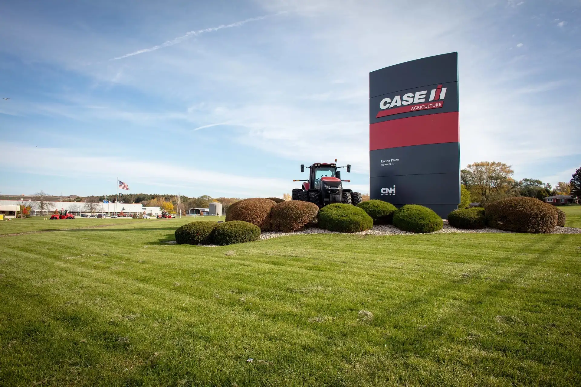 image of sign outside of Racine Manufacturing Plant