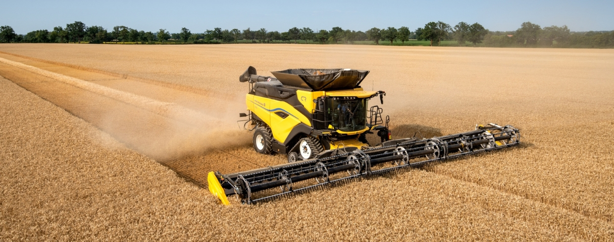 Next Generation CR Series combine in the field