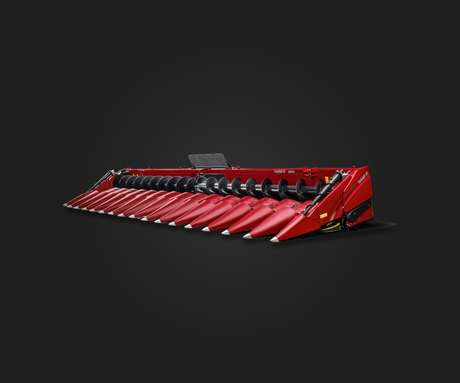 Case IH Corn C500 Series header with dark background behind it