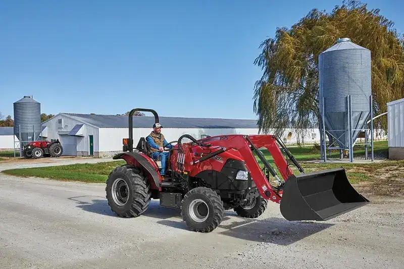 Farmall Utility 105A tractor with L575 Loader.