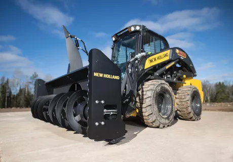 New Holland Construction Snow Blower Attachment