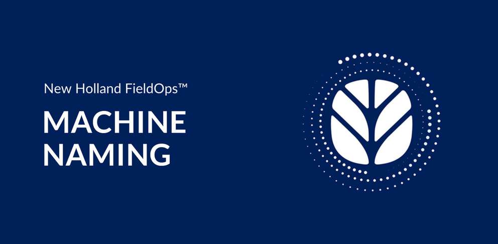 New Holland FieldOps machine naming video how to