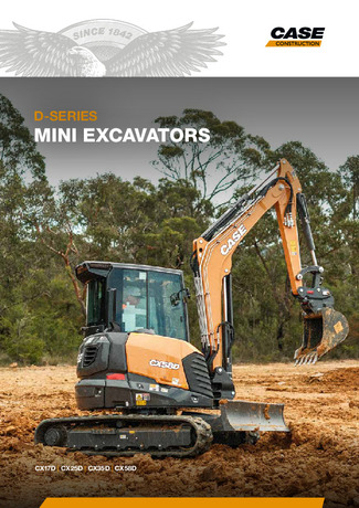 D-Series Mini-Excavators