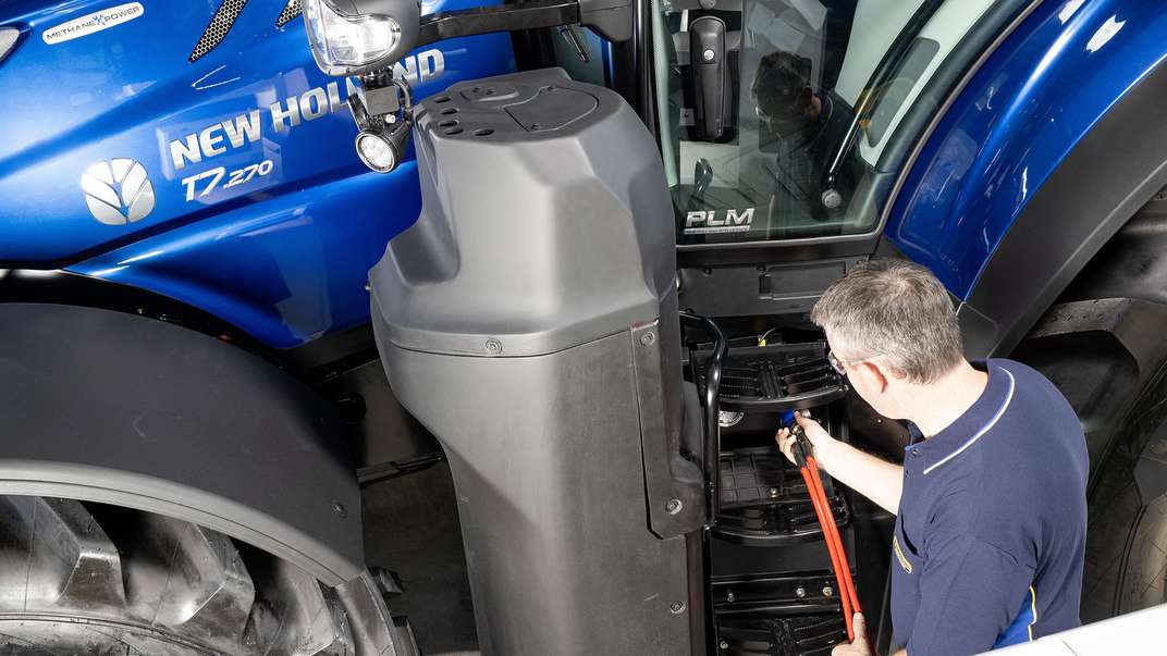 New Holland T7.270 Methane Power-traktor nu tillgänglig för beställning