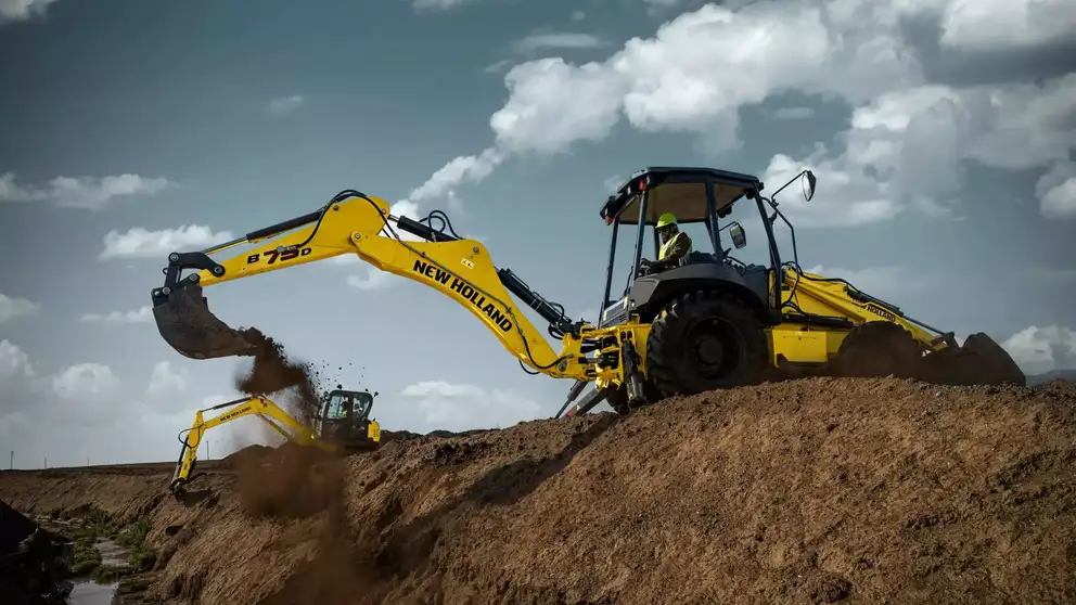 Cargadoras retroexcavadoras de New Holland Construction 