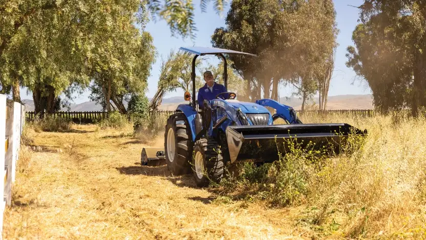 Boomer Tractor in field.