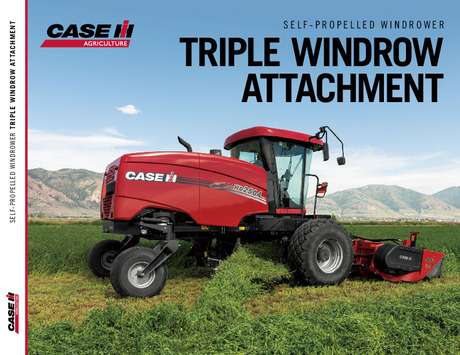 Triple Windrow Attachment