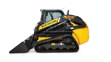 Compact track loader side profile.