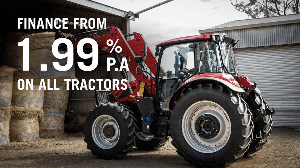 Case IH New Zealand geared up offer finance rate and extended warranty