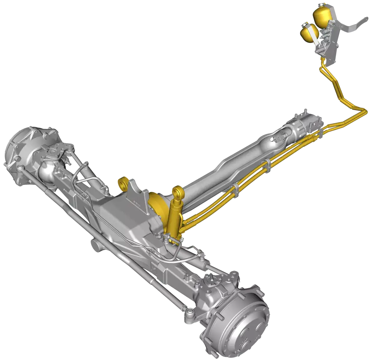 Maxxum_Front_axle_suspension
