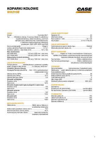 Koparki Kołowe Seria E - WX210E