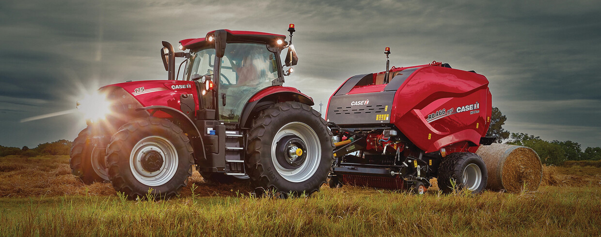 puma 175 and RB466 in field at twighlight