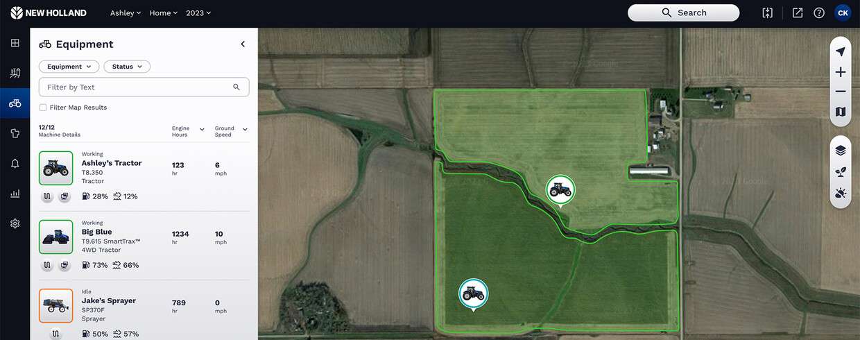 New Holland FieldOps™ - MyFleet