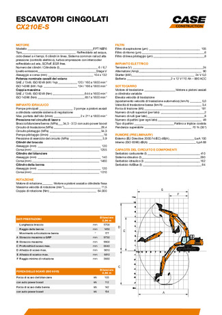 CX210E-S - Specsheet