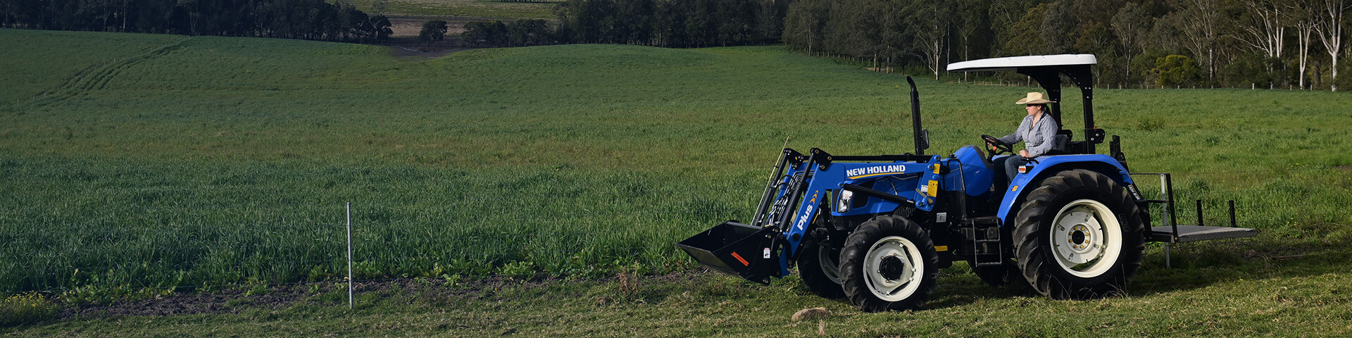 New Holland TT4 Tier 3 tractor working in Australian field