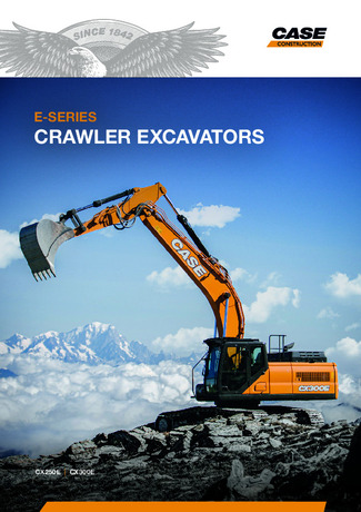 E-Series Crawler Excavators - CX250E/ CX300E