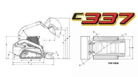 C337 Compact Track Loader Specifications