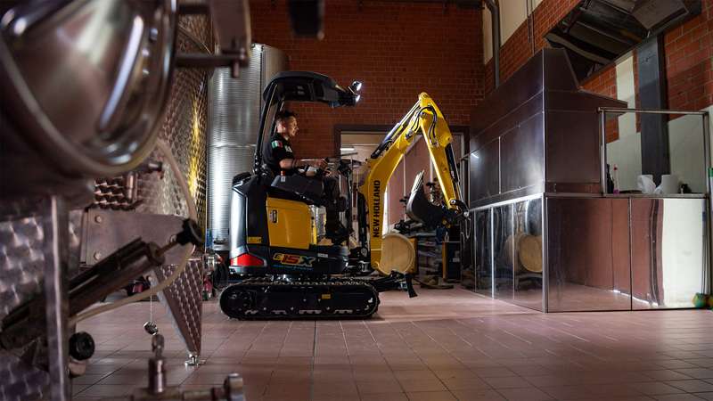 New Holland introduceert complete en geheel nieuwe serie minigraafmachines