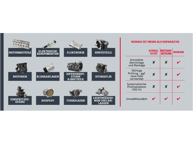 Reman Steyr - Our product range