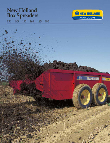 100 Series Box Spreaders - Brochure