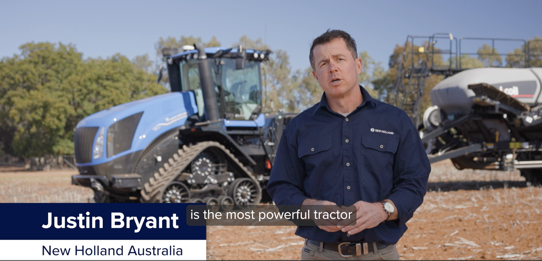 T9.700 New Holland tractor with SmartTrax system, walkthrough with product manager