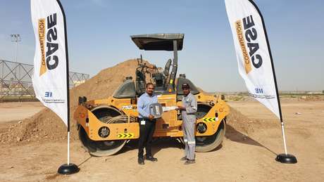 CASE Construction Equipment - Paving the Way for Oman's Infrastructure Development, Pioneering the 752EX and 1110EX Soil Compactors.