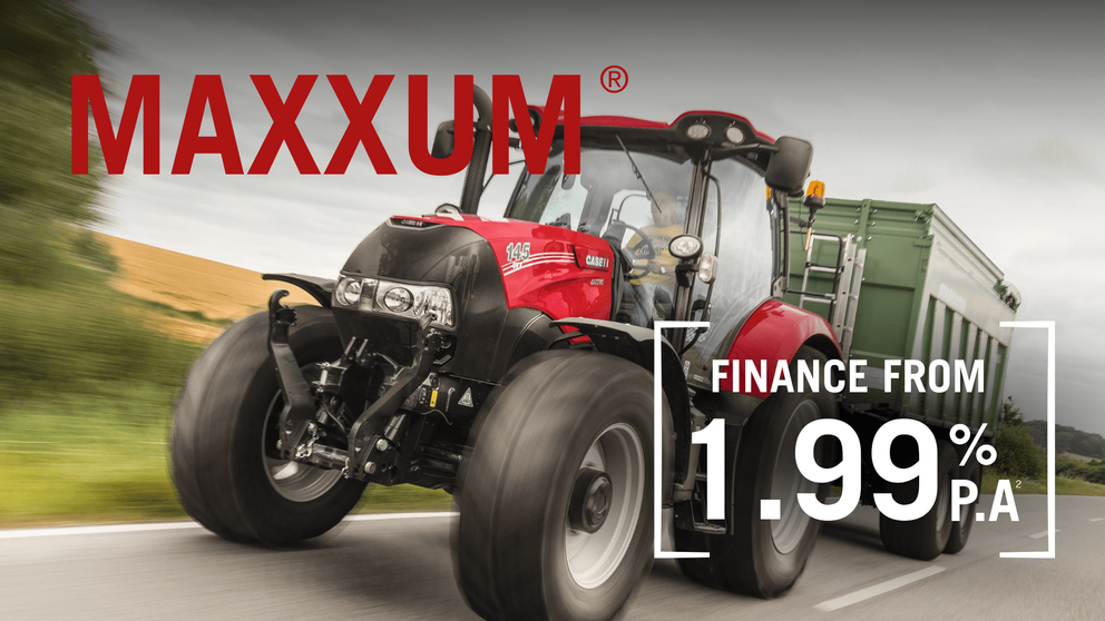 Case IH Geared Up offer for Maxxum Series tractors with limited time finance rate