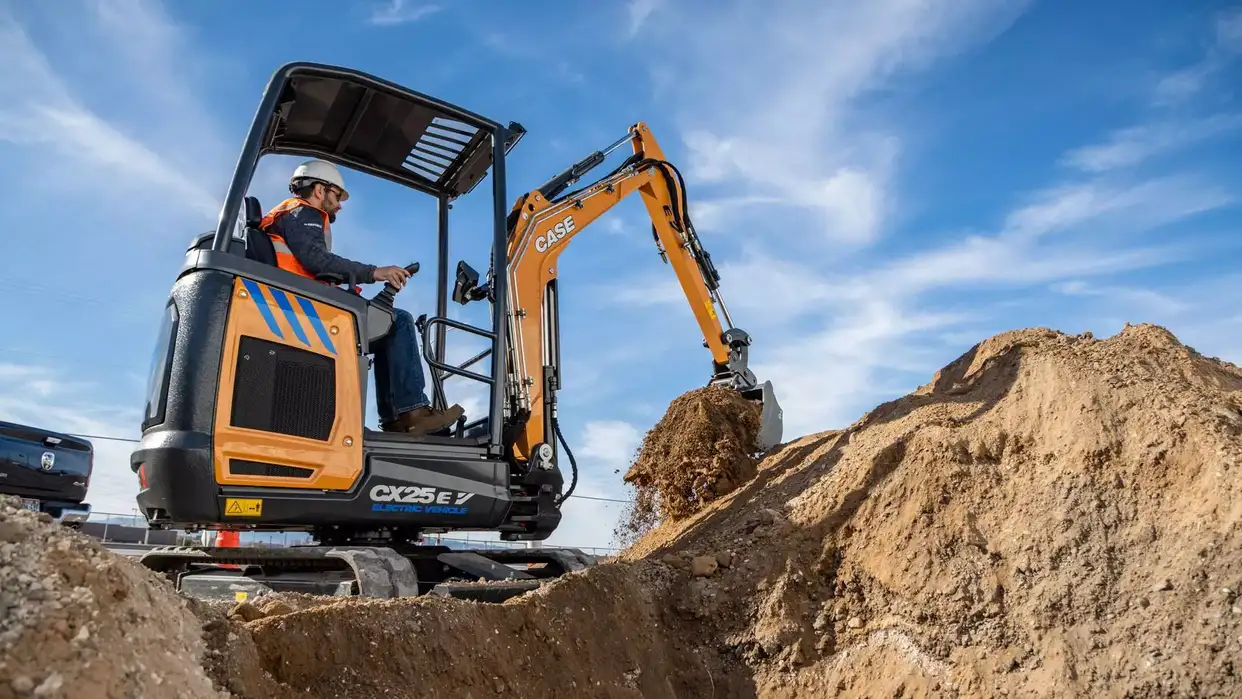 CASE CX25EV EL MINI EXCAVATOR 