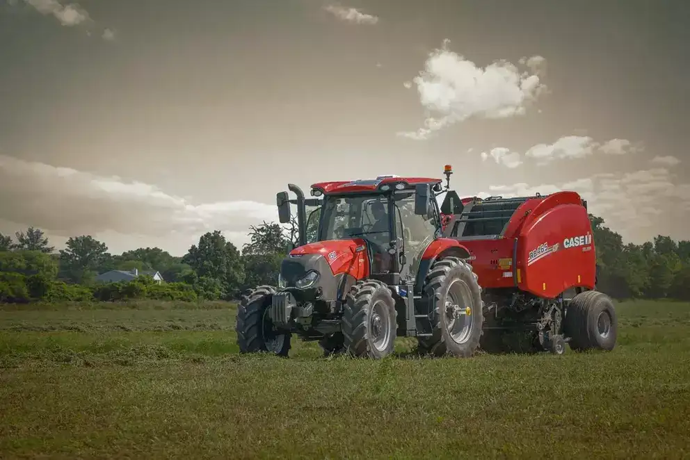 A Case IH Maxxum series tractor