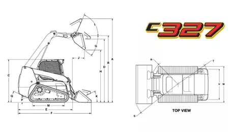 C327 Compact Track Loader Specifications 
