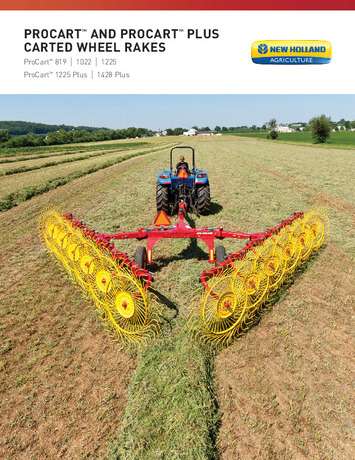 ProCart™ and ProCart™ PLUS Deluxe Carted Wheel Rakes - Brochure