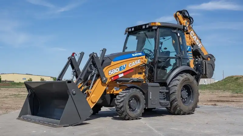 CASE 580EV Electric Backhoe Loader - Utility Expo