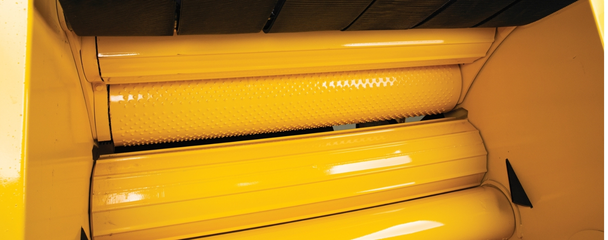 Roll-Belt™ round baler steel rolls