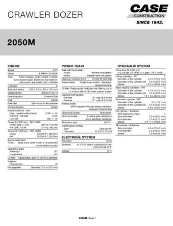 SPEC - 2050M
