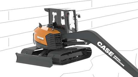 Long Reach Excavators - CX120E LR