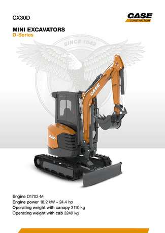 CX30D - Specsheet