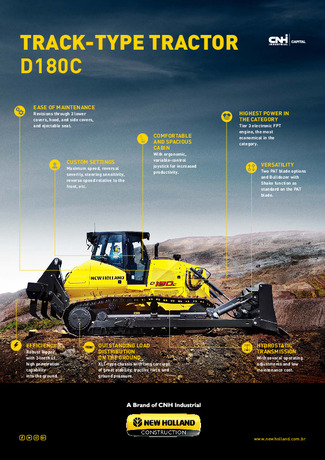 NHCE spec crawler dozers d180c